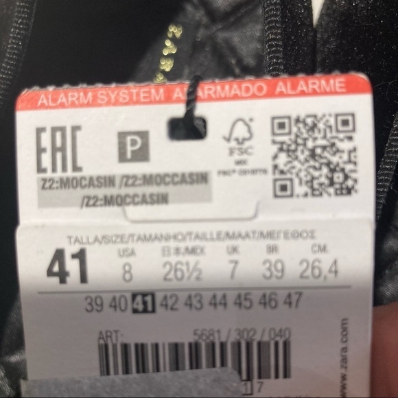 ZARA Sz  41 Suede Smoking Loafer Slipper with Tassels NWT - Picture 4 of 11